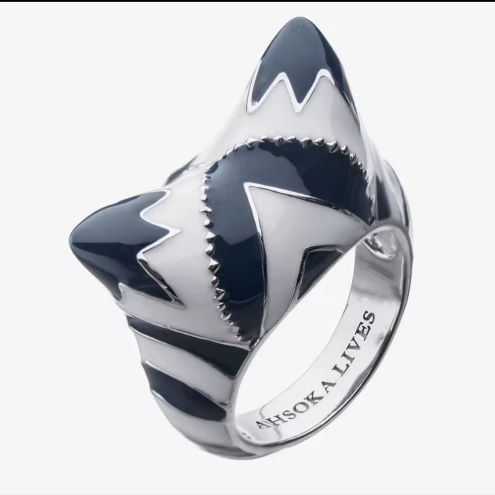 925 Sterling Silver Star Wars Ahsoka Tano Theme Inspired Ring Unisex Design